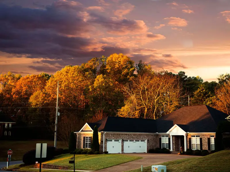 Brick home on a wooded lot in south Durham