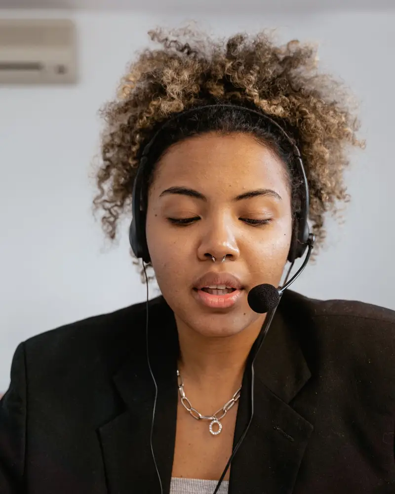 Portrait of Denise Carter, dispatch (fictional)